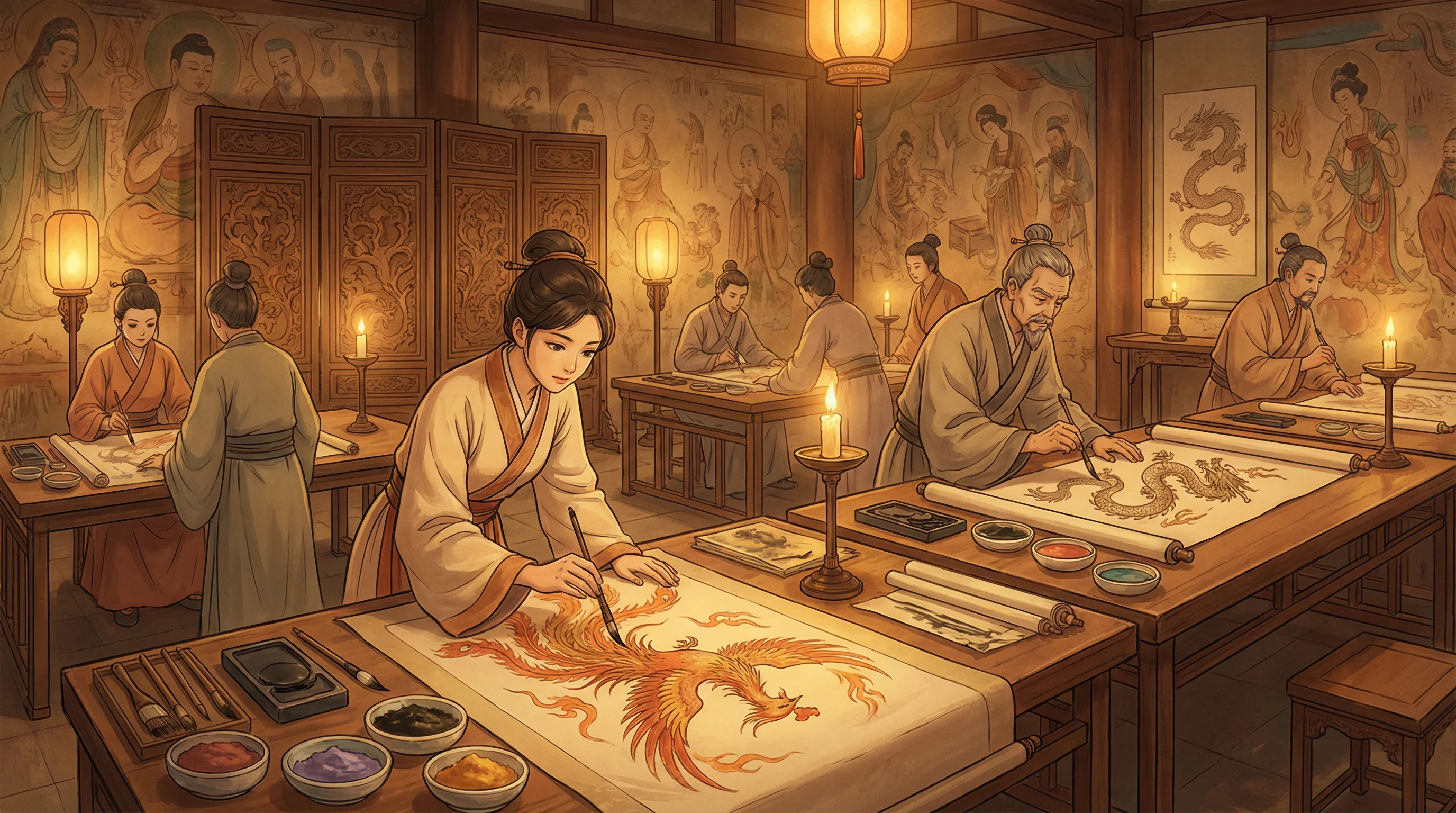 画师入驻 - 老少交玩TUBE 国风动漫画师